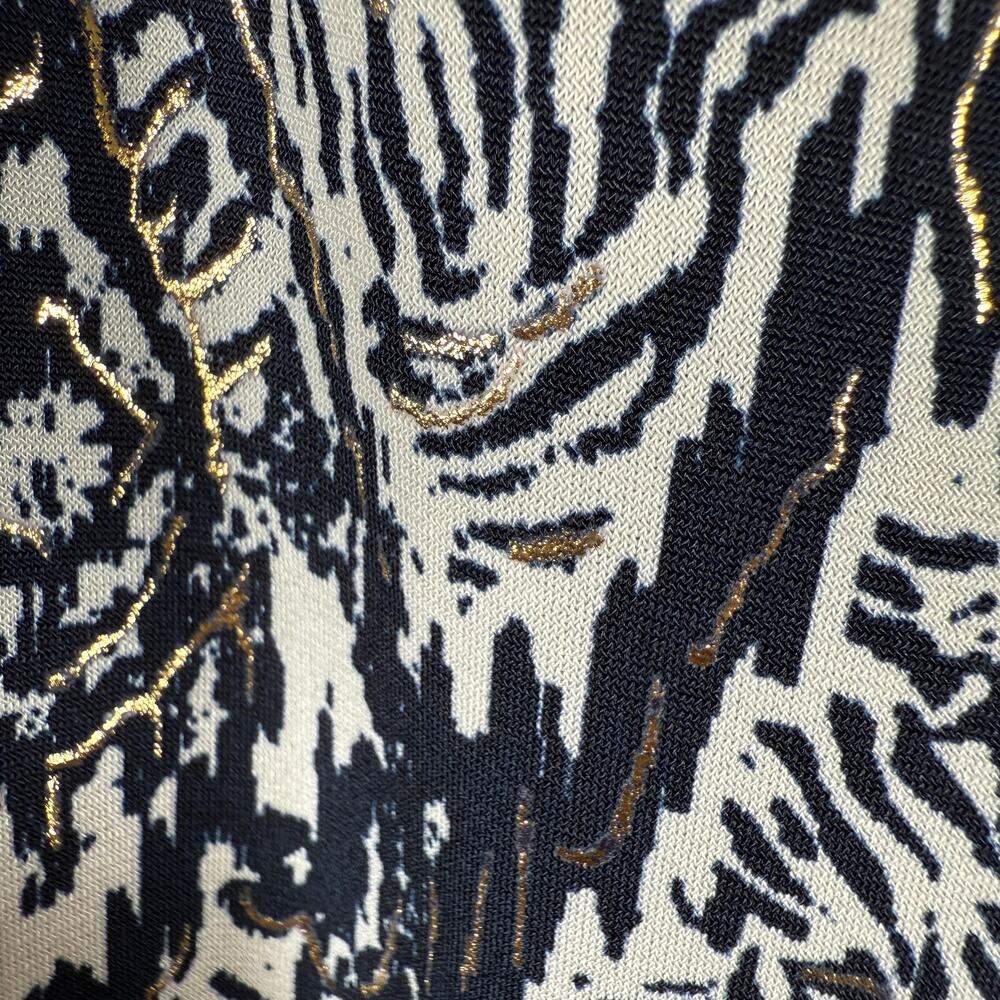 Iman Wide Leg Palazzo Boho Print Pants Stretch Jersey Knit Flowy Lounge | XS - Picture 5 of 7